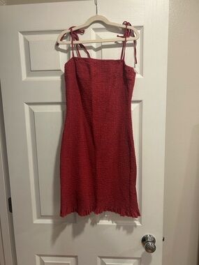 Abercrombie & Fitch Red Mini Dress
